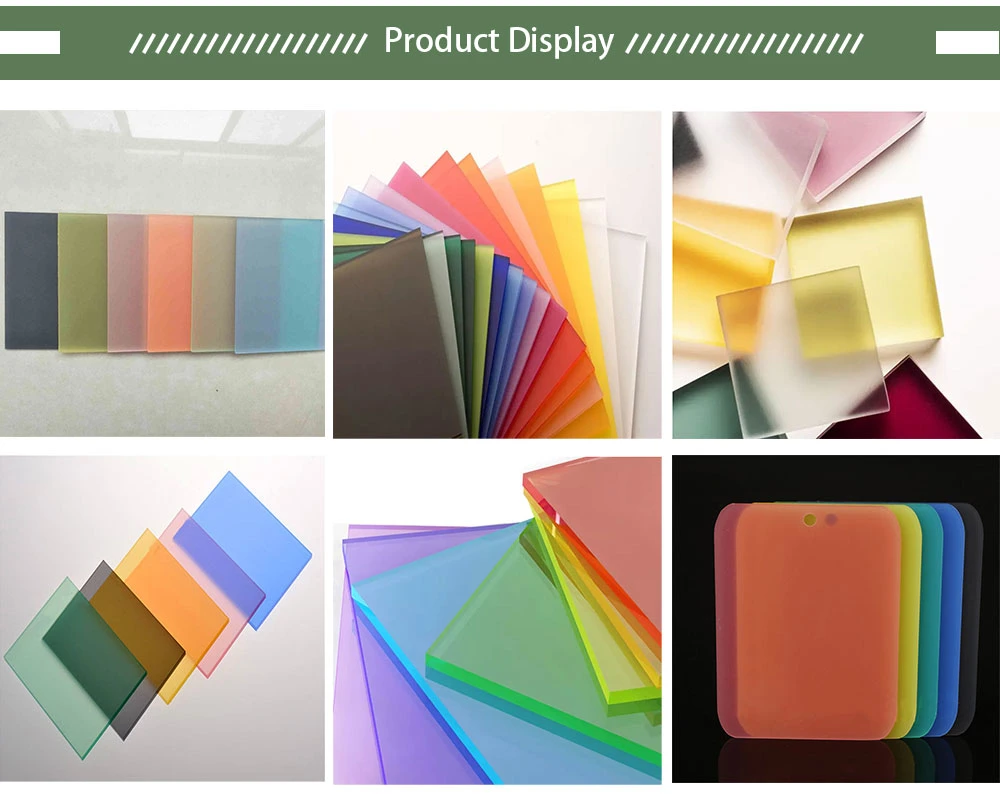 Color Customizable Interior Plexiglass Translucent Acrylic Sheet